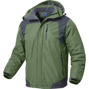Men's Winter Jackets  Warm Fleece Lined Waterproof Softshell Jackets Raincoats